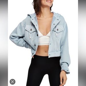FREE PEOPLE Dreamers Cropped Jacket